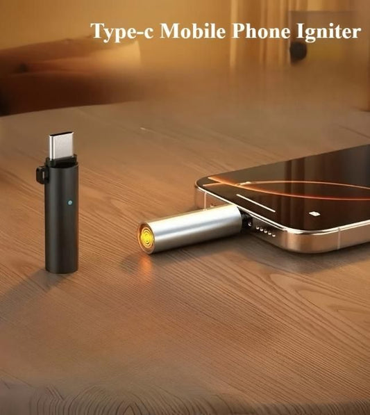 Electric Cigarette Lighter - Plug-in USB Pocket Portable Outdoor Mouth-Blow