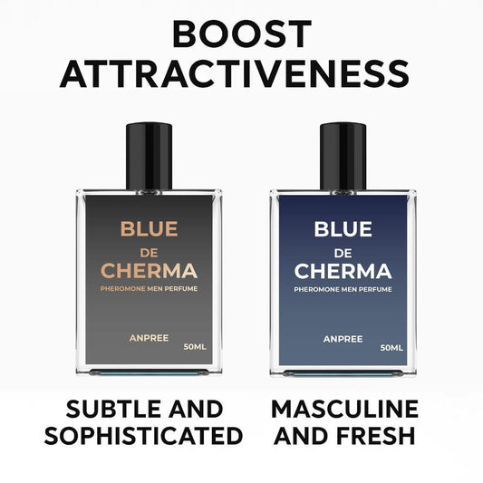 BLUE DE CHERMA Pheromone Men Perfume Combo
