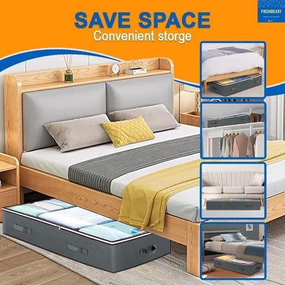 Non-Woven Under Bed Storage Box Large Capacity Clothes Organize For Multipurpose Used