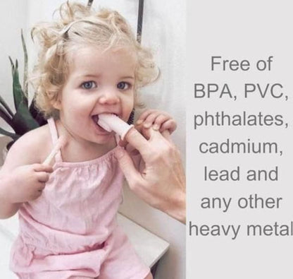 Finger Toothbrush Tongue Oral Cleaner Kit For 3 Month