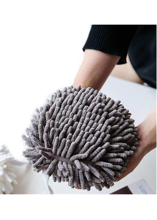 Fuzzy Ball Shaped Towel