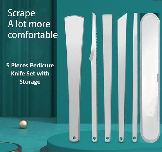 Pedicure Knife Set with Storage Case