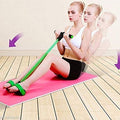 4-Tube Yoga Pedal Pull Reducer Puller Resistance Band Sit-Ups Device for Men and Women