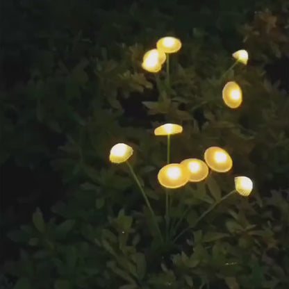Solar LED Jellyfish Mushroom Lights for Garden