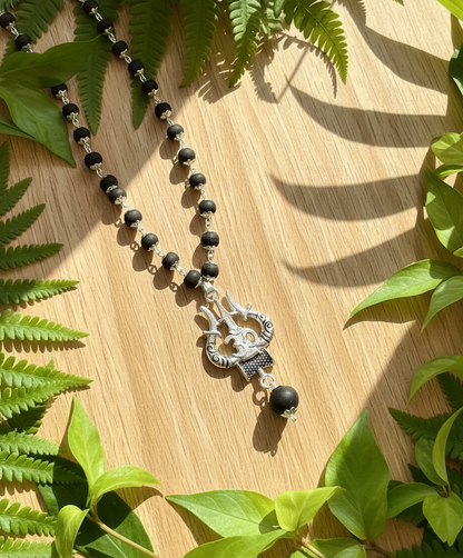 Original Om Shiva Trishool Karungali Mala